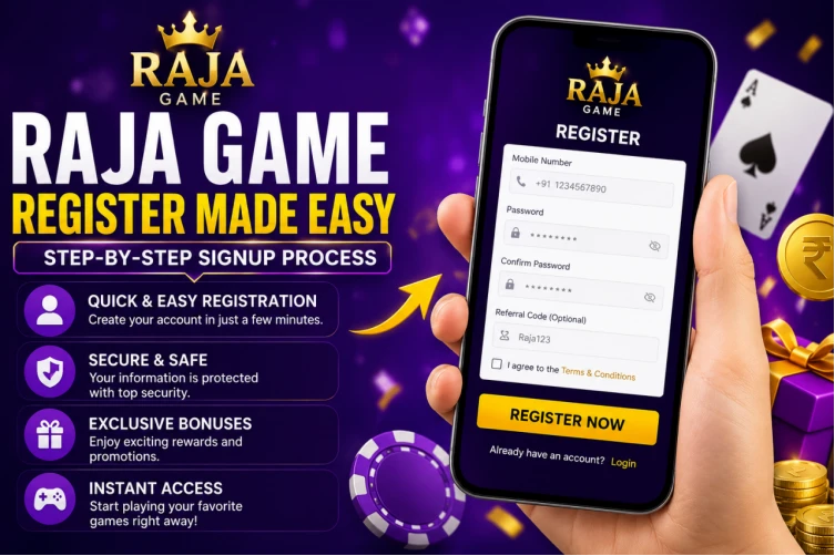Raja Game Register Step-by-Step Signup Process for New Users
